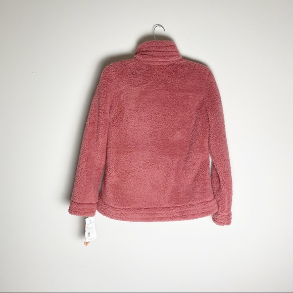 Free Country Plush faux fur jacket pink large - Picture 3 of 8